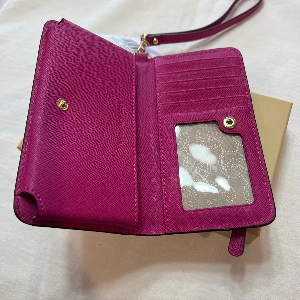 Michael Kors Slim Tech Wristlet Fuschia